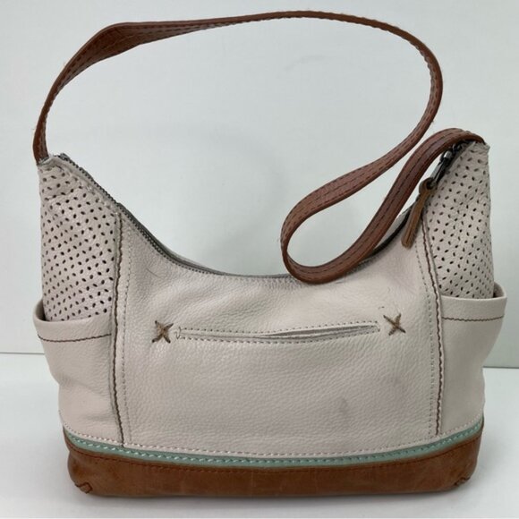 The Sak Off-White Leather Hobo Shoulder Bag‎ - Picture 5 of 16